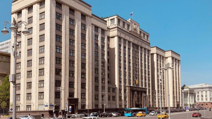 Building of the State Duma in Russia