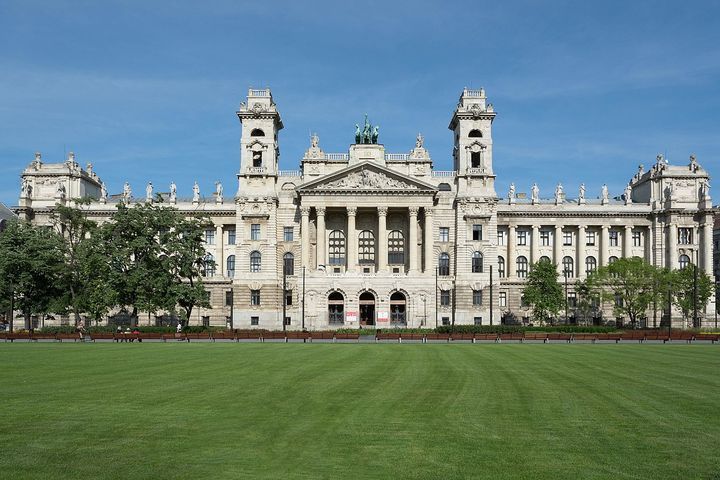 White, Neo Classical building of the Contitutional Court of Hungary
